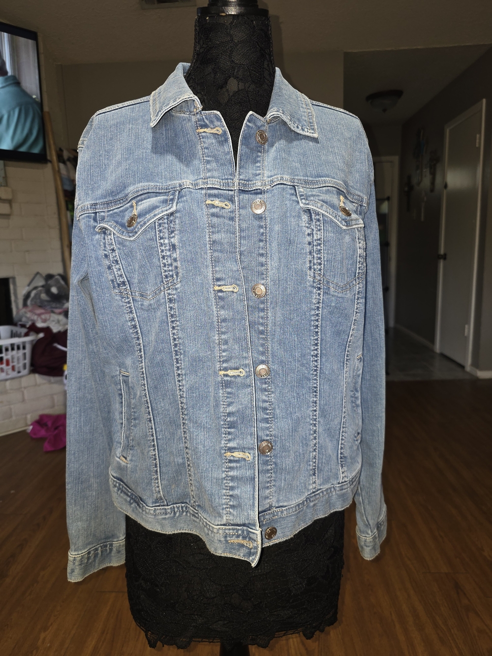 Maurices Light Blue Denim Jean Jacket